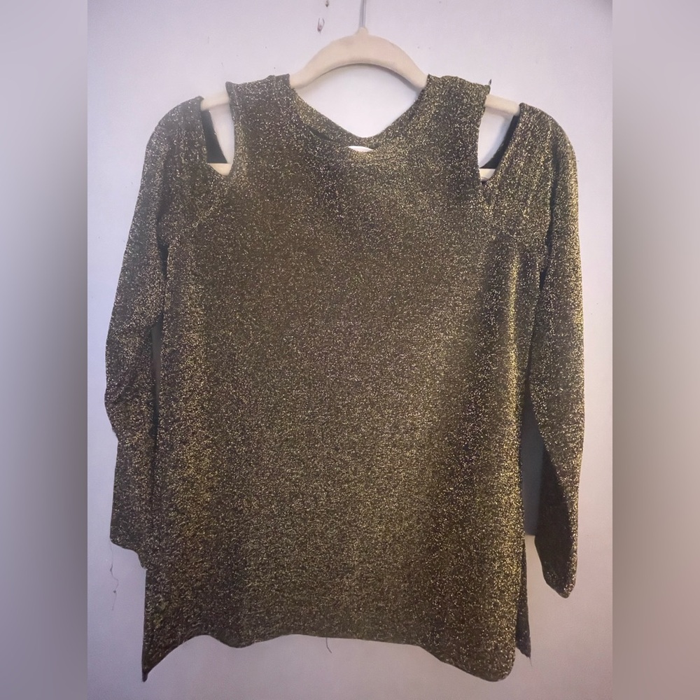 Michael kors glitter blouse Sz S